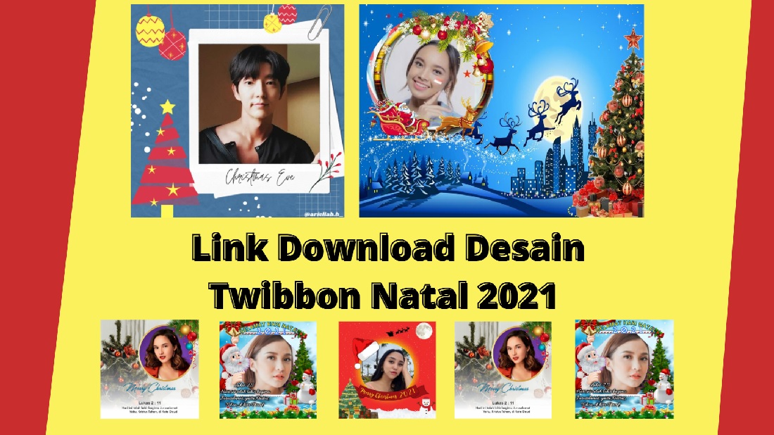 Link Download Desain Twibbon Natal 2021 Keren dan Terbaru