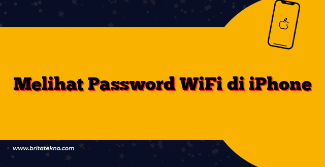 Melihat Password WiFi di iPhone