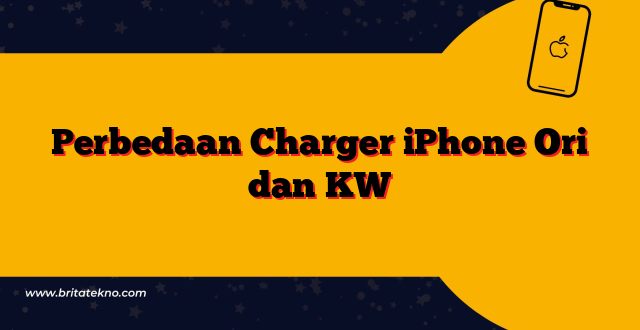 Perbedaan Charger iPhone Ori dan KW
